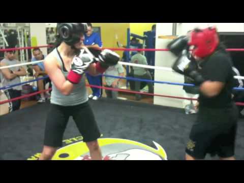 16 yr old desiree gettin' ready for fight 2