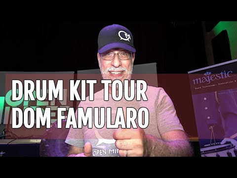 Dom Famularo presents his drum kit