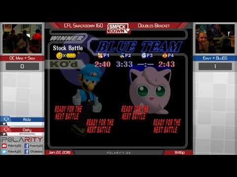 CFL Smackdown 160 Melee - OC Mike + Sigh vs Envy + BluEG - Doubles