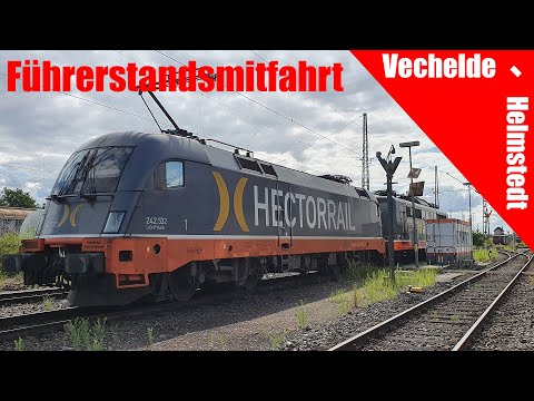 4K | Führerstandsmitfahrt: Als Lokzug von Seelze nach Angermünde Teil 2 | Vechelde - Helmstedt