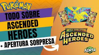 🤔Todo sobre ASCENDED HEROES POKEMON+ Abrimos PRODUCTO SORPRESA😎🎉.