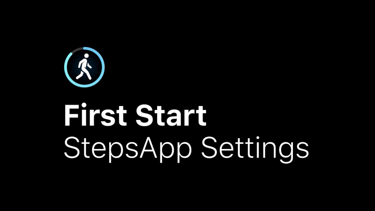 How to install and setup StepsApp Pedometer & Step Counter - First Start