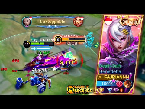 TOP GLOBAL BENEDETTA | ROTASI BENEDETTA OFFLANE | BENEDETTA GAMEPLAY MOBILE LEGENDS