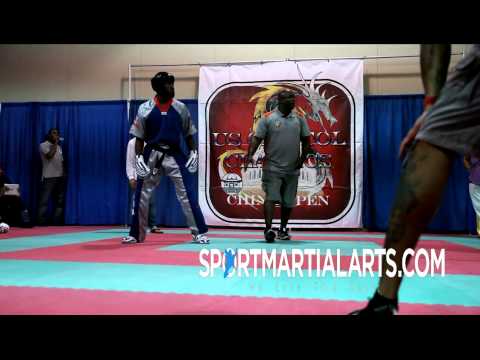 Avery Plowden v Kodaq Wray   Men's Team Sparring   2013 US Capitol Classics