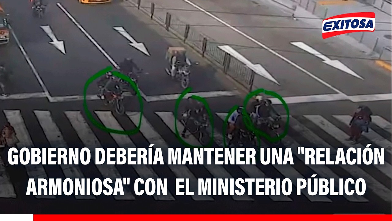 🔴🔵 Gobierno debería mantener una "relación armoniosa" con el Ministerio Público