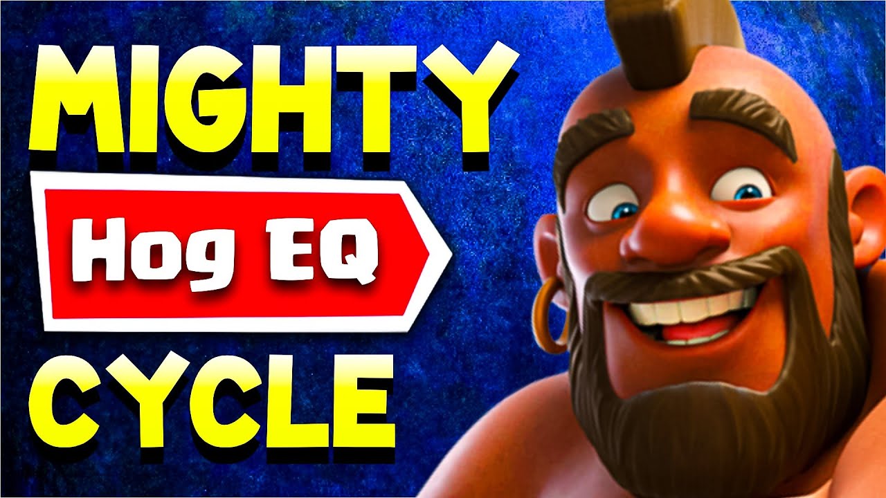 The MIGHTIEST Hog Rider Deck in Clash Royale