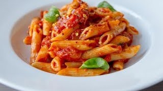 Veggie pasta with fresh tomatoes #delicious#healthy and completely plant-based#healthypasta #veggie