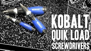 Kobalt QL3 Quik Load Screwdrivers