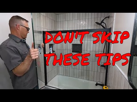 Upgrade Your Bathroom with Dreamline Saphire Glass Shower Door Installation!