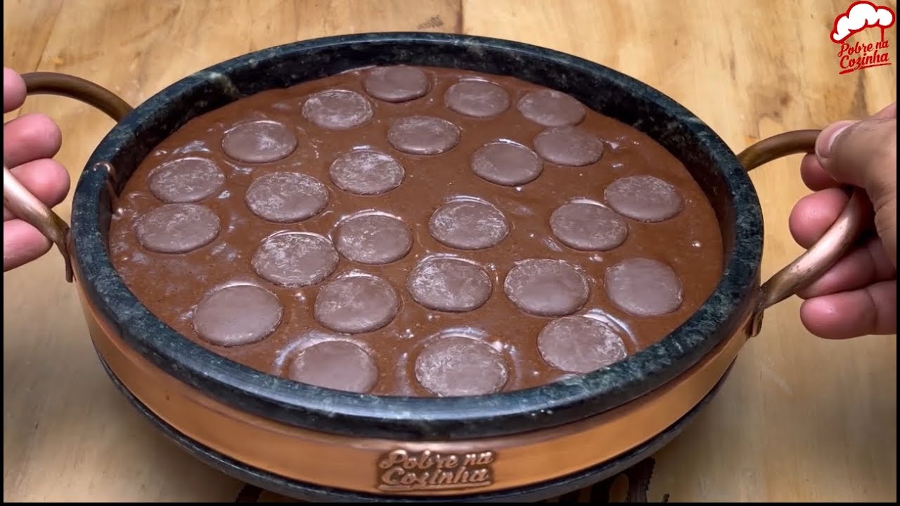 brownie de frigideira de um jeito como você nunca viu