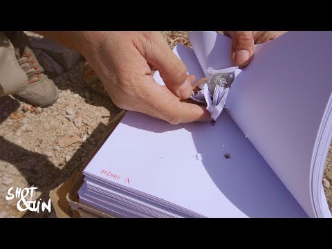 308 WIN VS 12 CAL 3000 A4 KAĞIT VS KURŞUN Durdurabilir Mi? #ManyakDeney