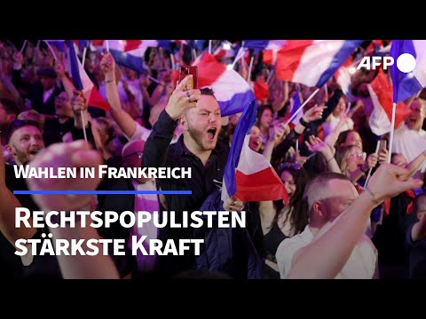 Frankreichs Rechtspopulisten gewinnen erste Wahlrunde deutlich | AFP