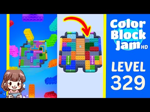 Color Block Jam Level 329 Solution Walkthrough