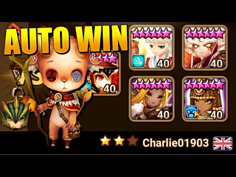 I CAN'T BELIEVE I AUTO THIS SAVANNAH HATHOR TEAM | Summoners War