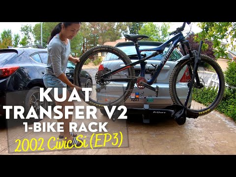 Ami's New Hitch Rack: Kuat Transfer V2 (1-Bike) - '02 Honda Civic Si EP3 @AmiEduardo
