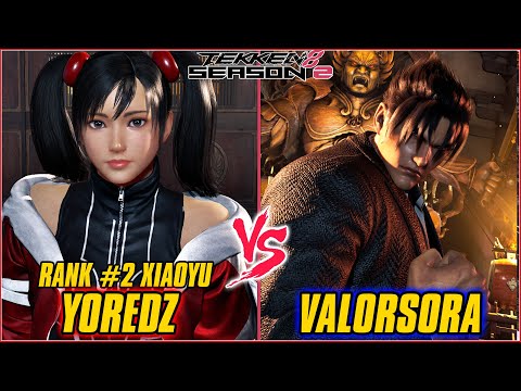 TEKKEN 8 | YOREDZ (RANK #2 XIAOYU) vs VALORSORA (JIN) | TEKKEN 8 HIGH LEVEL MATCH