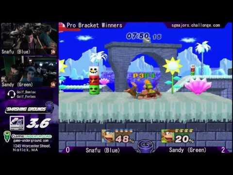 SG Arcadian Spr '17 - Snafu (Blue Diddy Kong) vs Sandy (Green Diddy Kong)