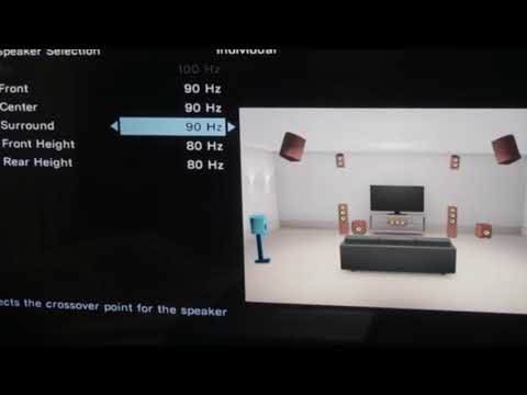 How I Set Up My AVR Denon X6200W 9 2 Atmos DTS:X Crossovers and Distances