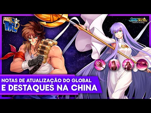NOTAS DE ATUALIZAÇÃO GLOBAL - SASHA NOS SAGRADOS, DESTAQUES NA CHINA E SEA !! SAIBA TUDO AQUI !!