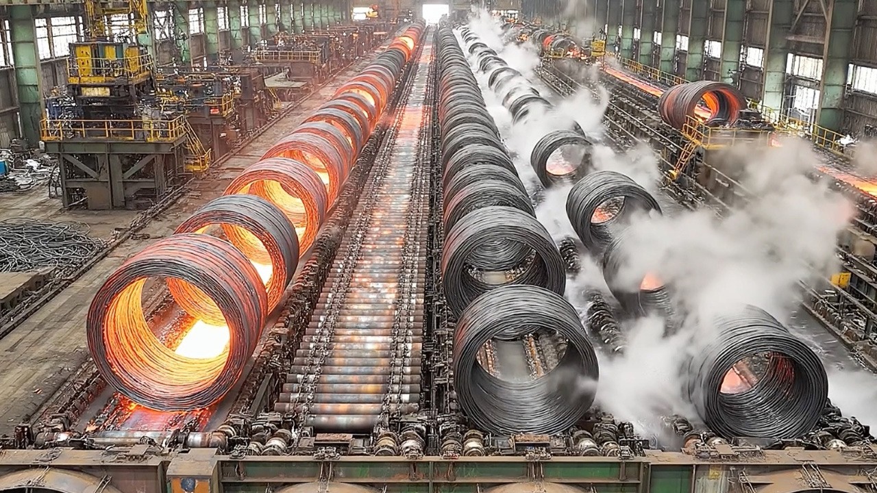 From Raw Iron Ore to Steel Wire Rods | Complete Factory Process