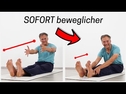 DEHNÜBUNGEN für UNBEWEGLICHE (Diese 4 Übungen helfen)