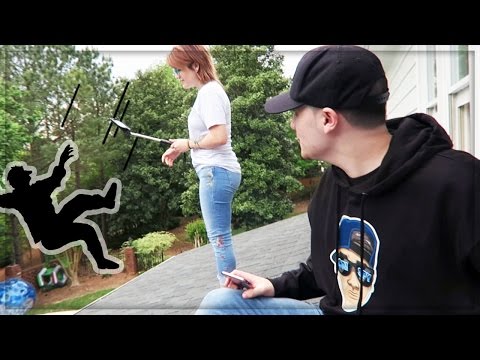 JUMPING OFF THE tK HOUSE ROOF? (OUTDOORS VLOG/Q&A)