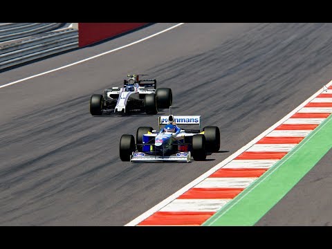 Williams F1 2017 vs Williams F1 1997 - Red Bull Ring