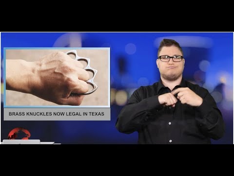 Brass knuckles now legal in Texas (ASL - 6.2.19)