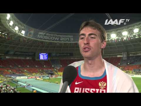 Moscow 2013 - Sergey SHUBENKOV RUS - 110m Men - Final Bronze