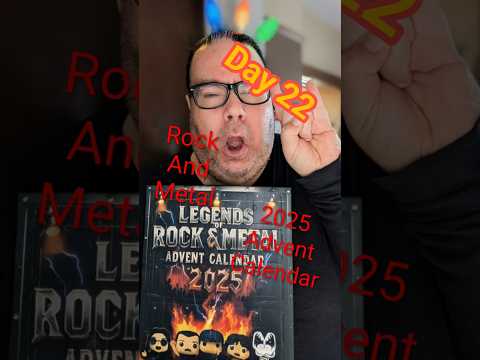 Rock and Metal Advent Calendar Day 22 for 12/22/2025 #advent #christmas #calendar #vlog #metal #rock