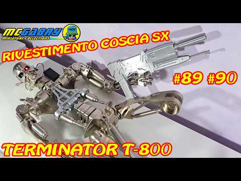 HACHETTE TERMINATOR T-800 MODEL NO. 89 AND 90 LEFT LEG COVERING - NEWSSTAND UNBOXING