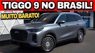 🚨 NOVO SUV BRASILEIRO DA CAOA CHERY: TIGGO 9 NO BRASIL!