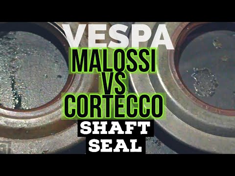 vespa px MALOSSI vs CORTECCO shaft seal | FMP - Solid PASSion |