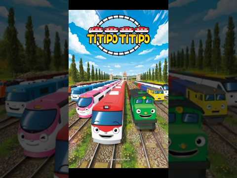 Titipo #cartoon #interesting #trains #routes #diesel  #genie #jenny #shortsvideo #veryshort