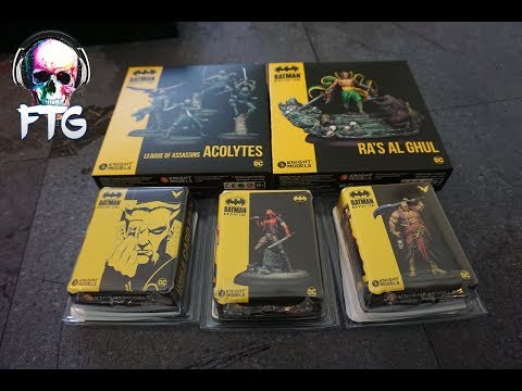 Unboxing (most) Batman Miniature Game 3rd Ed League of Assassins Releases