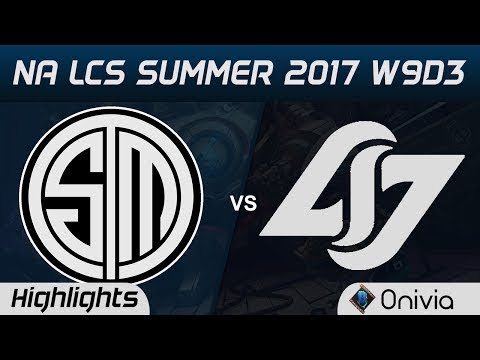 TSM vs CLG Highlights Game 1 NA LCS Summer 2017 Team Solo Mid vs Counter Logic Gaming by Onivia