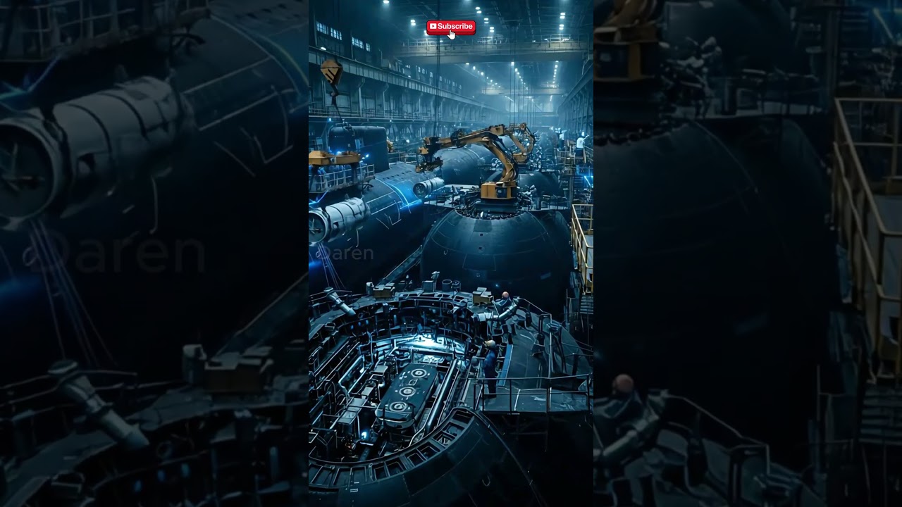 “Futuristic Submarines Assembled by Robots! 🤖⚓
