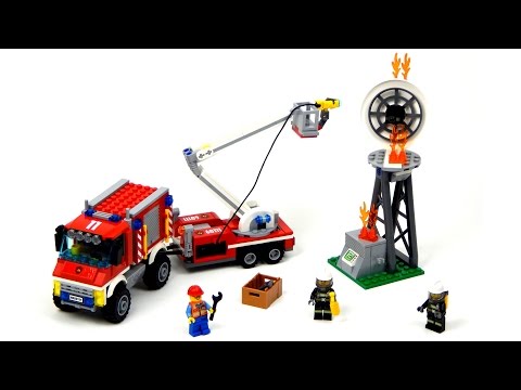Vidéo LEGO City 60111 : Le camion d'intervention des pompiers