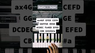 Download lagu Tutorial 460 | Radja - Jujur. 🎹 #pianotutorial #suffixpiano #radja #jujur #shorts mp3