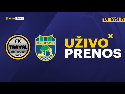 Trayal - Zemun Mozzart Bet Prva liga Srbije 2025/26 18. Kolo