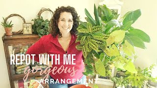 Repot with Me | Gorgeous Arrangement