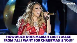 How much does Mariah earn from &#39;All I Want for Christmas is You?&#39;