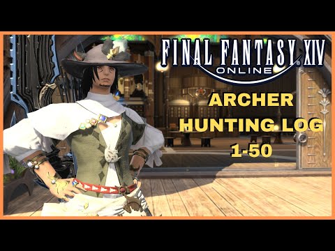 Archer Hunting Log Guide 1-50 Final Fantasy 14 Online