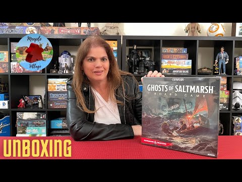 D&D Ghosts of Saltmarsh Board Game Unboxing