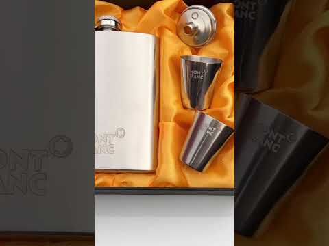 Kalpavriksha Stainless Steel 7oz Silver Hip Flask Set with Funnel & Shot Glasses, Wine Accessories