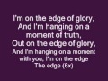 Lady Gaga - Im on the Edge of Glory (Lyrics ...