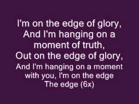 Lady Gaga - Im on the Edge of Glory (Lyrics)