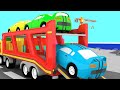 TRANS PORTER How Many Racing Cars Christmas Cartoon Cars Cartoons For Kids