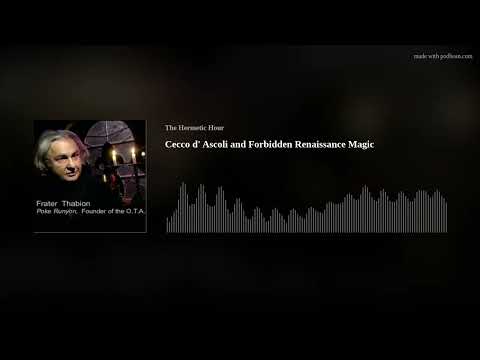Cecco d' Ascoli and Forbidden Renaissance Magic