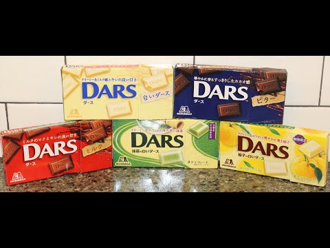 Morinaga DARS: White, Dark & Milk Chocolate, Green Tea & Yuzu Citrus Review